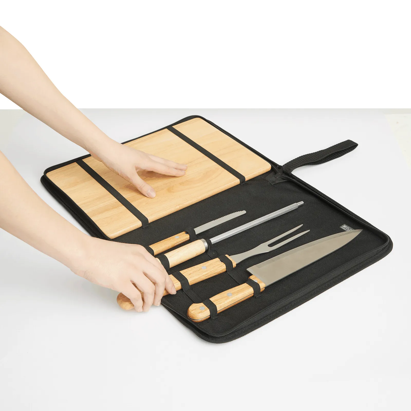 BEST BBQ - Tranchierset braun, silber, braun, silber – Bild 5