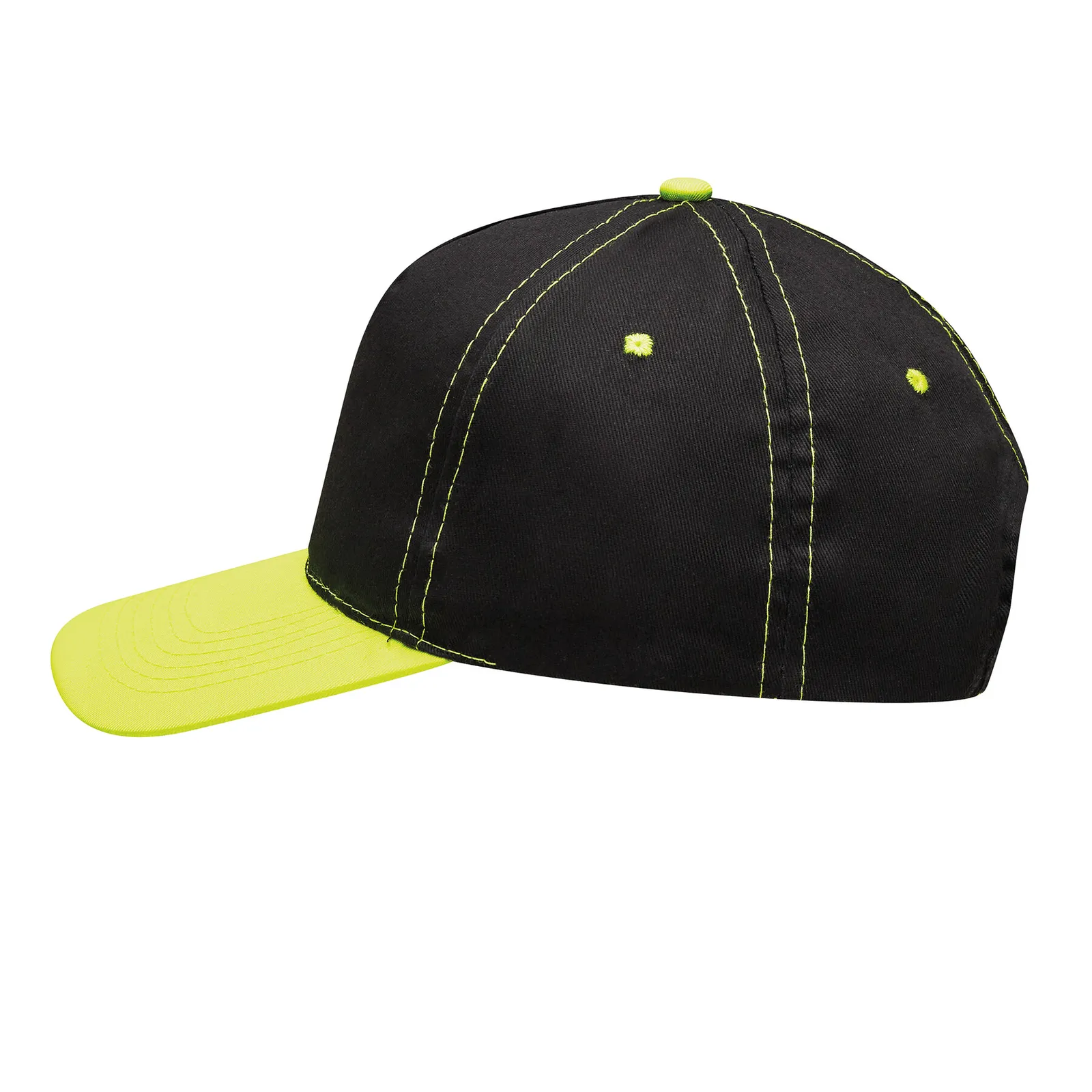 SPORTSMAN - 5-Panel-Baseball-Cap gelb, schwarz, gelb, schwarz – Bild 5