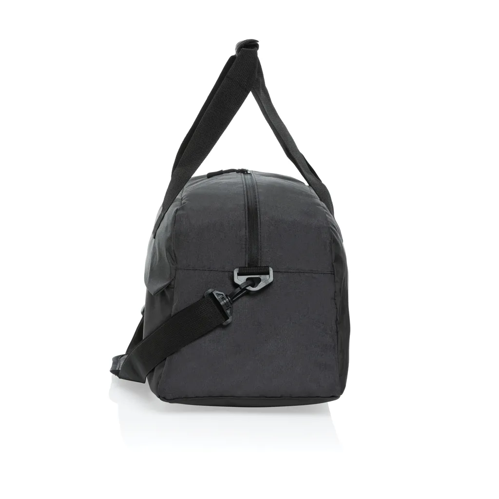 Kazu AWARE™ RPET Weekend-Duffel-Bag, schwarz – Bild 4