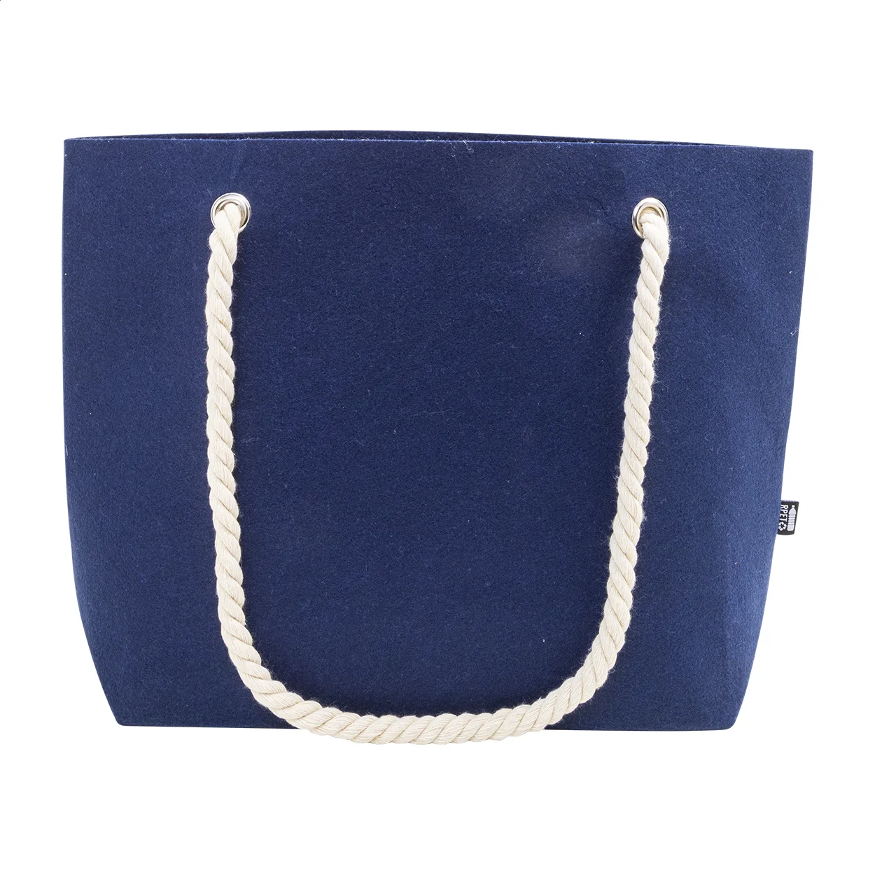 Strandtasche RPET Refelt Beach, dunkelblau – Bild 5
