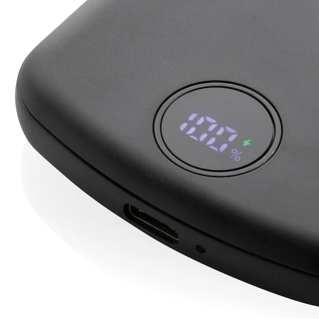 MagBoost 5.000mAh magnetische Powerbank aus RCS rec. Plastik, schwarz – Bild 5