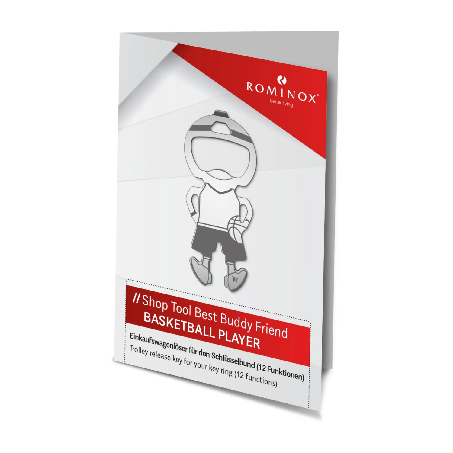 ROMINOX® Best Buddy Friend // Basketball Player, silber – Bild 4