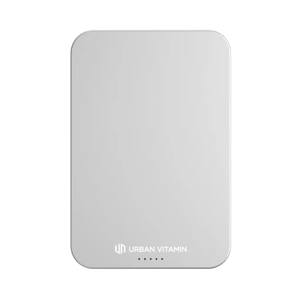 Urban Vitamin Richmond 5000mAh Powerbank aus RCS Plastik/Alu, silber – Bild 8