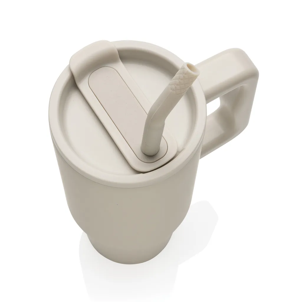 Embrace Deluxe Becher aus RCS recyceltem Edelstahl 900ml, beige – Bild 2