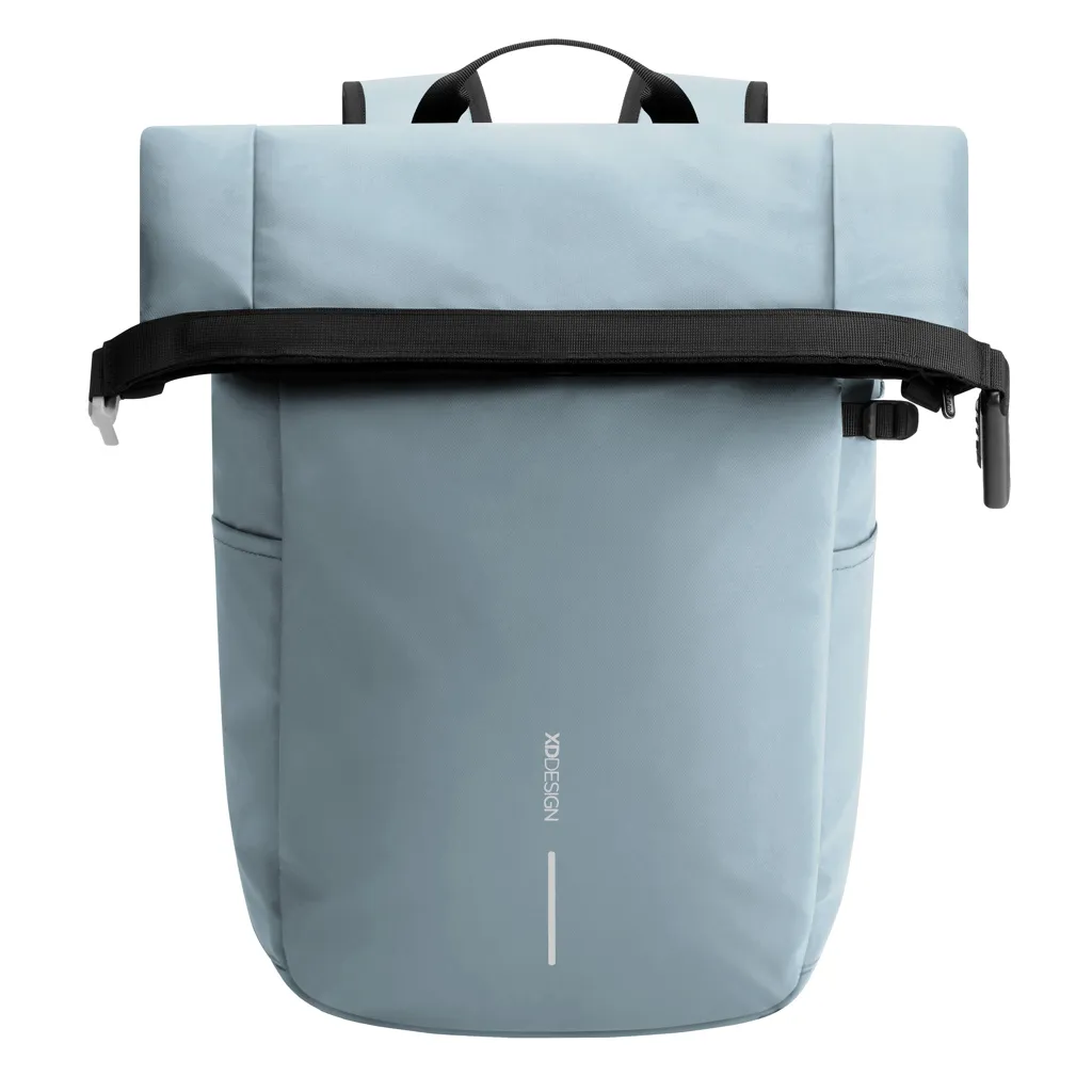 Urban wasserabweisender Anti-Diebstahl Rucksack, blau – Bild 8