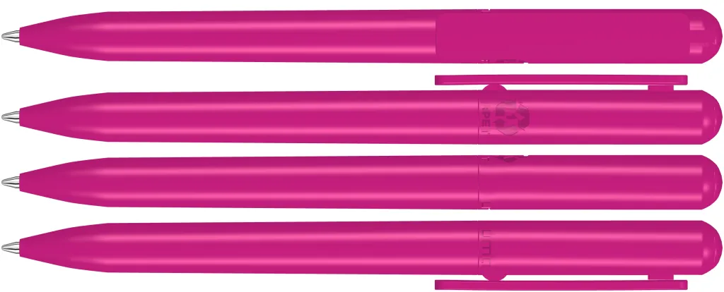 RECYCLED PET PEN CHANGE Drehkugelschreiber magenta, magenta – Bild 2