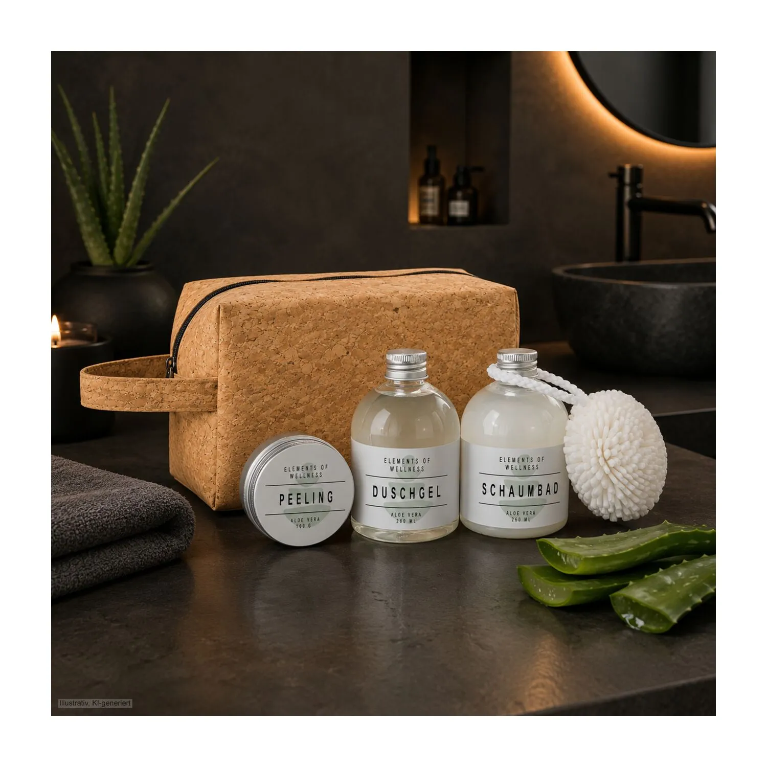 Wellness-Geschenkset: Relax to Go, grün – Bild 9