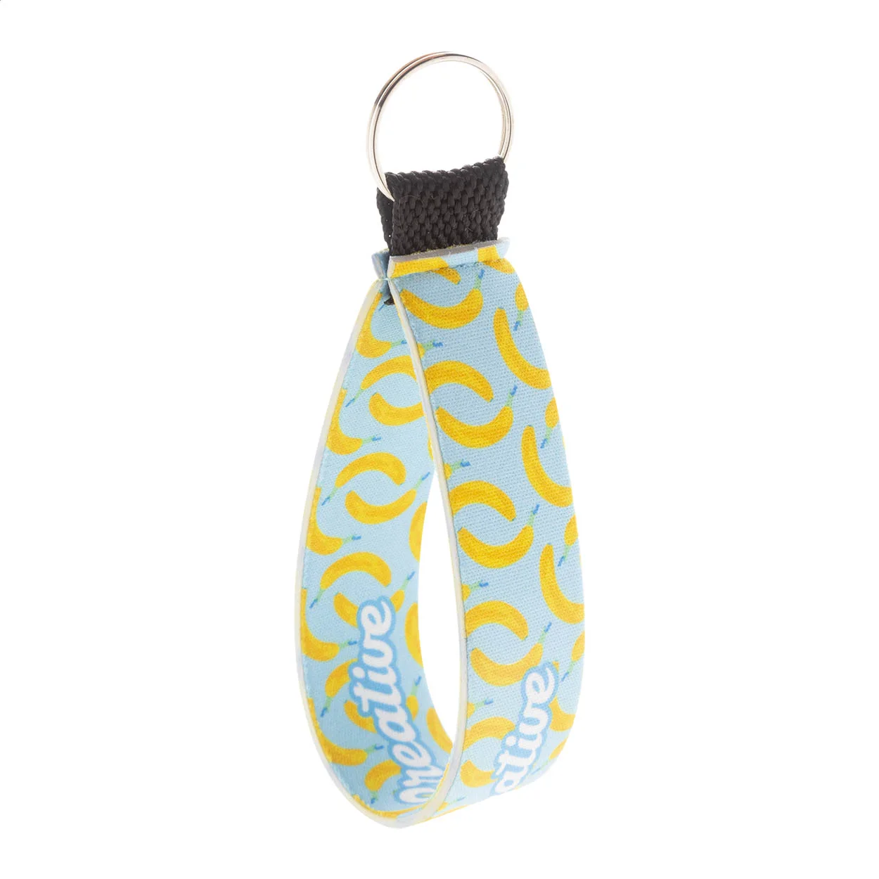 Individueller Schlüsselanhänger Strappy, weiß – Bild 2