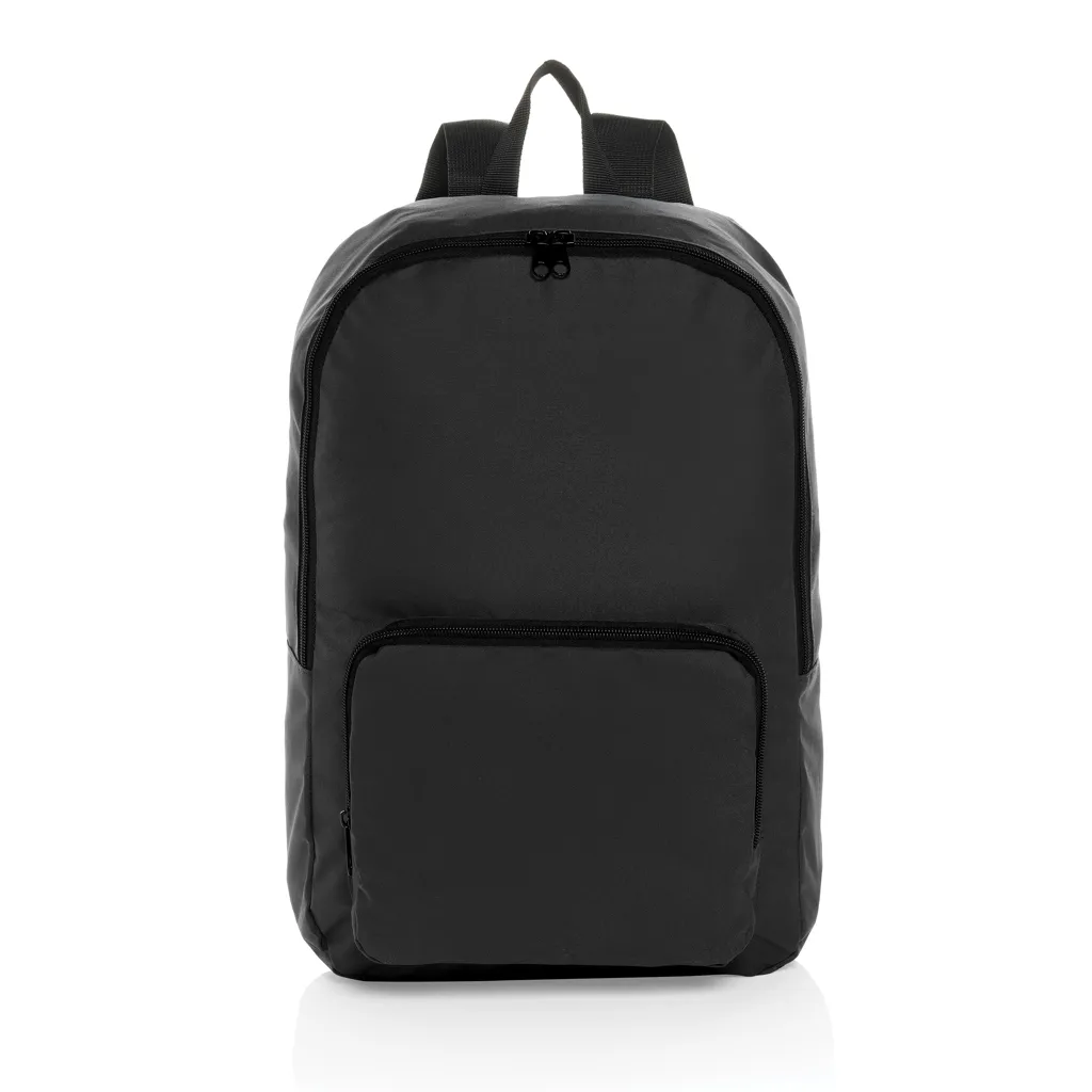 Dillon AWARE™ RPET faltbarer klassischer Rucksack, schwarz – Bild 2