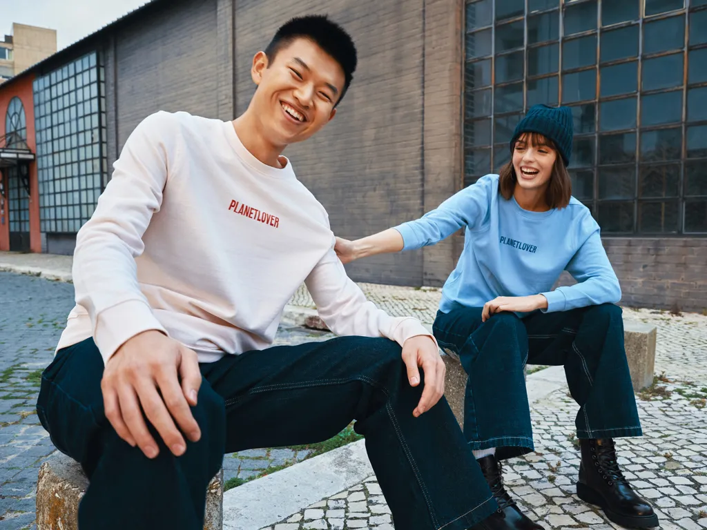 IQONIQ Etosha Lightweight Sweater aus recycelter Baumwolle, cloud pink – Bild 10