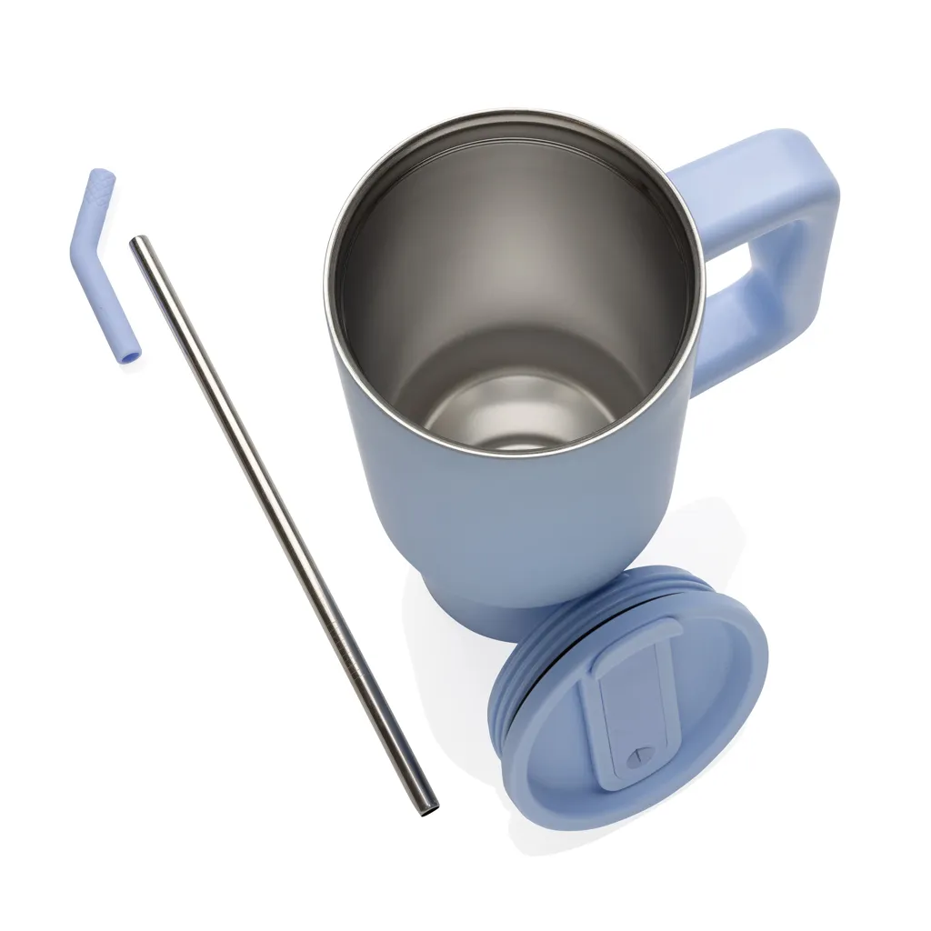 Embrace Deluxe Becher aus RCS recyceltem Edelstahl 900ml, hellblau – Bild 4