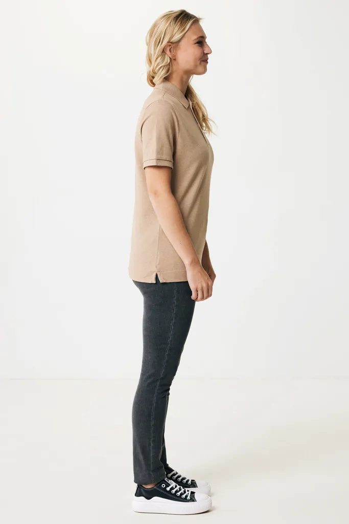 IQONIQ Yosemite Piqué-Poloshirt aus recycelter Baumwolle, heather brown – Bild 6