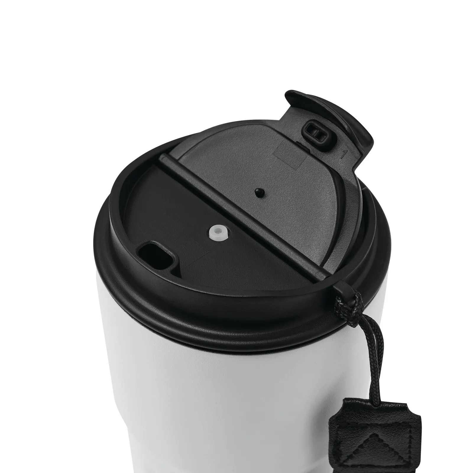 TRAVEL MUG - Vakuum-Trinkbecher, weiß – Bild 7