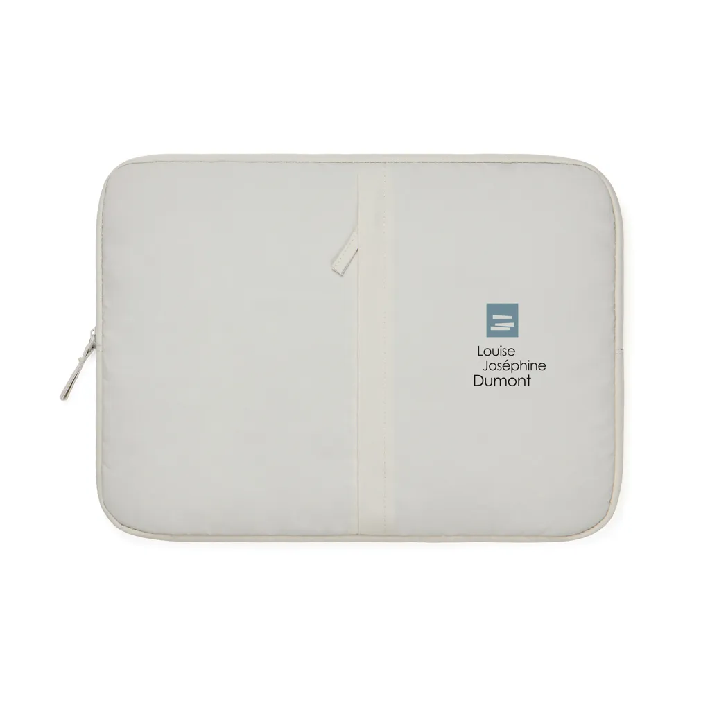 KENTO URBAN 15,6" Laptop-Sleeve aus RCS rec. Nylon, beige – Bild 5