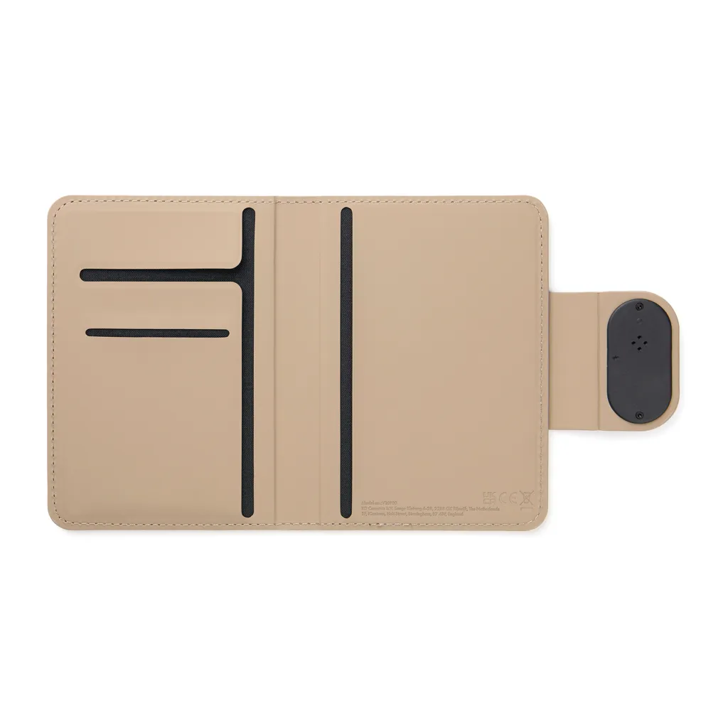 VINGA Baltimore RCS Passport Cover mit Dual-Finder, greige – Bild 2