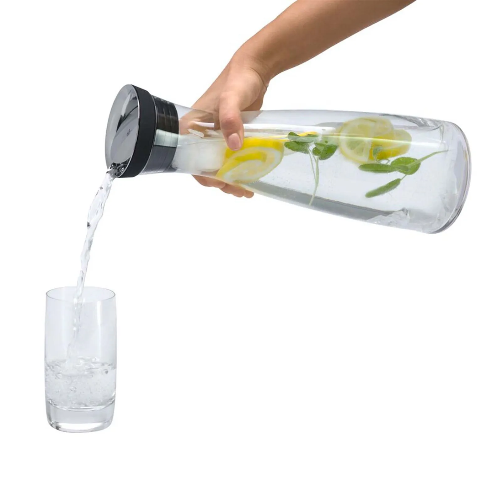 WMF Basic Wasserkaraffe 1.0l, Schwarz – Bild 3