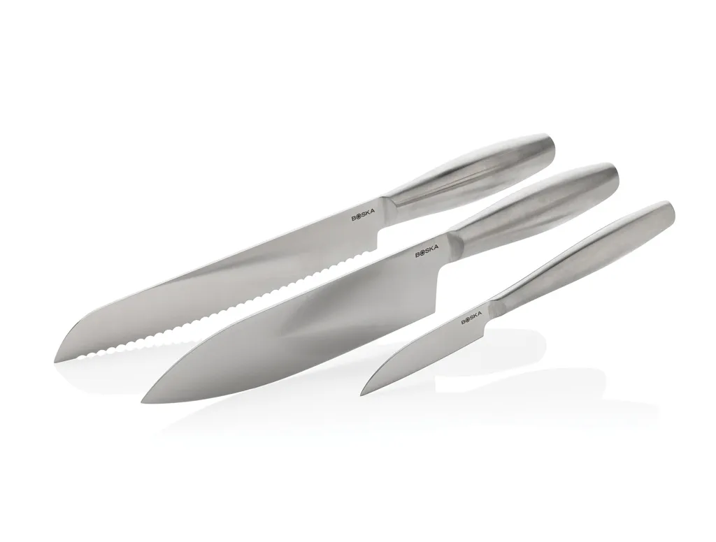BOSKA Küchenmesser Copenhagen, 3er-Set, Stahl – Bild 2
