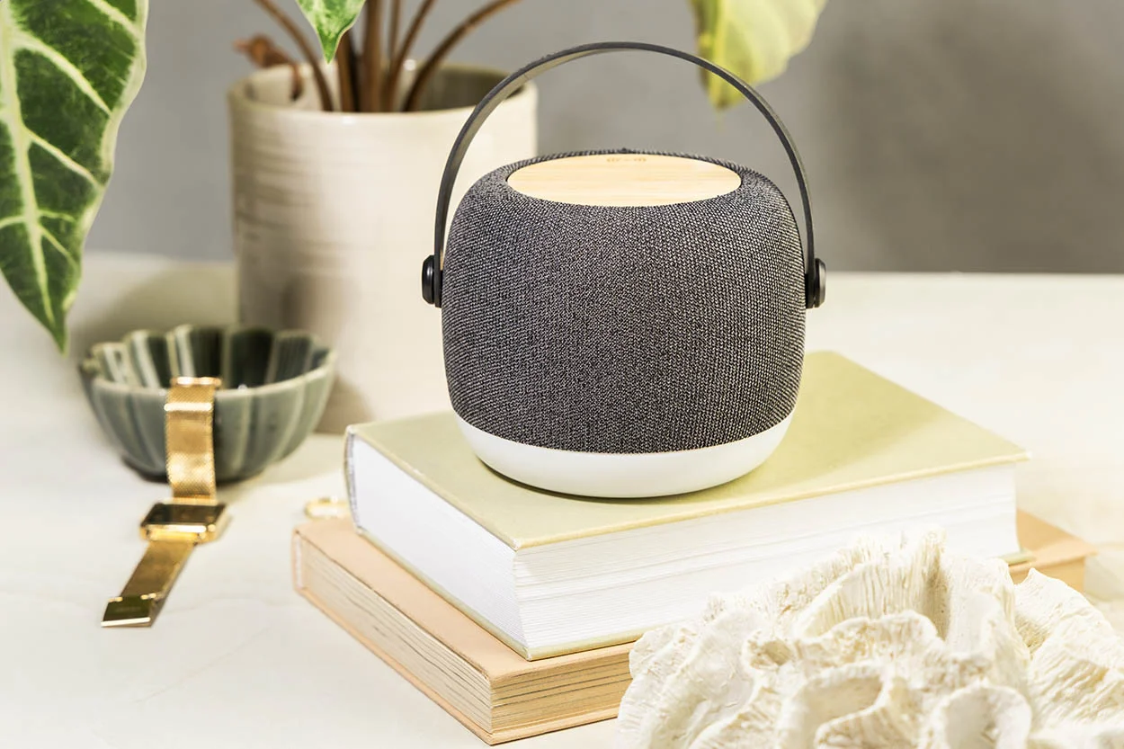 Wireless-Charger und Lautsprecher Luzfi, dunkelgrau – Bild 8