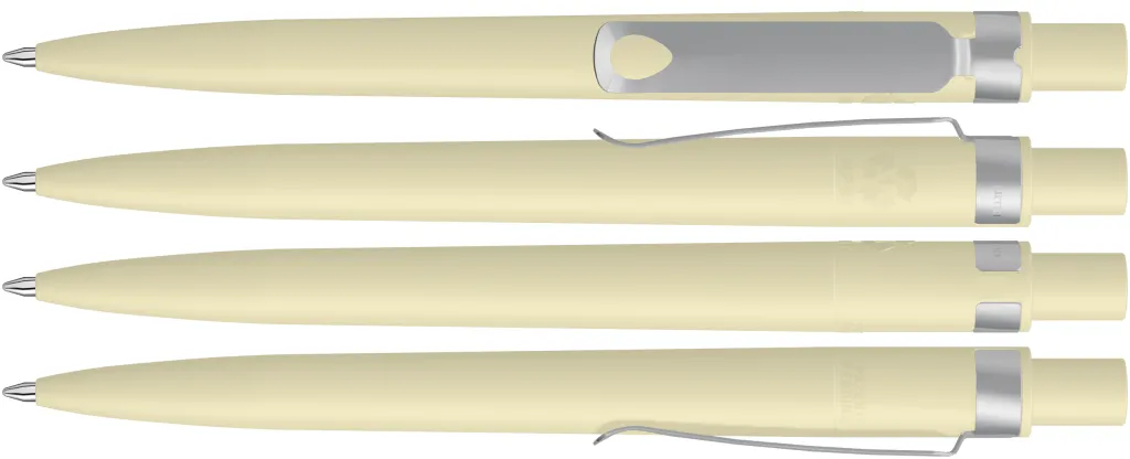 RECYCLED PET PEN CORE F Druckkugelschreiber beige, beige – Bild 2