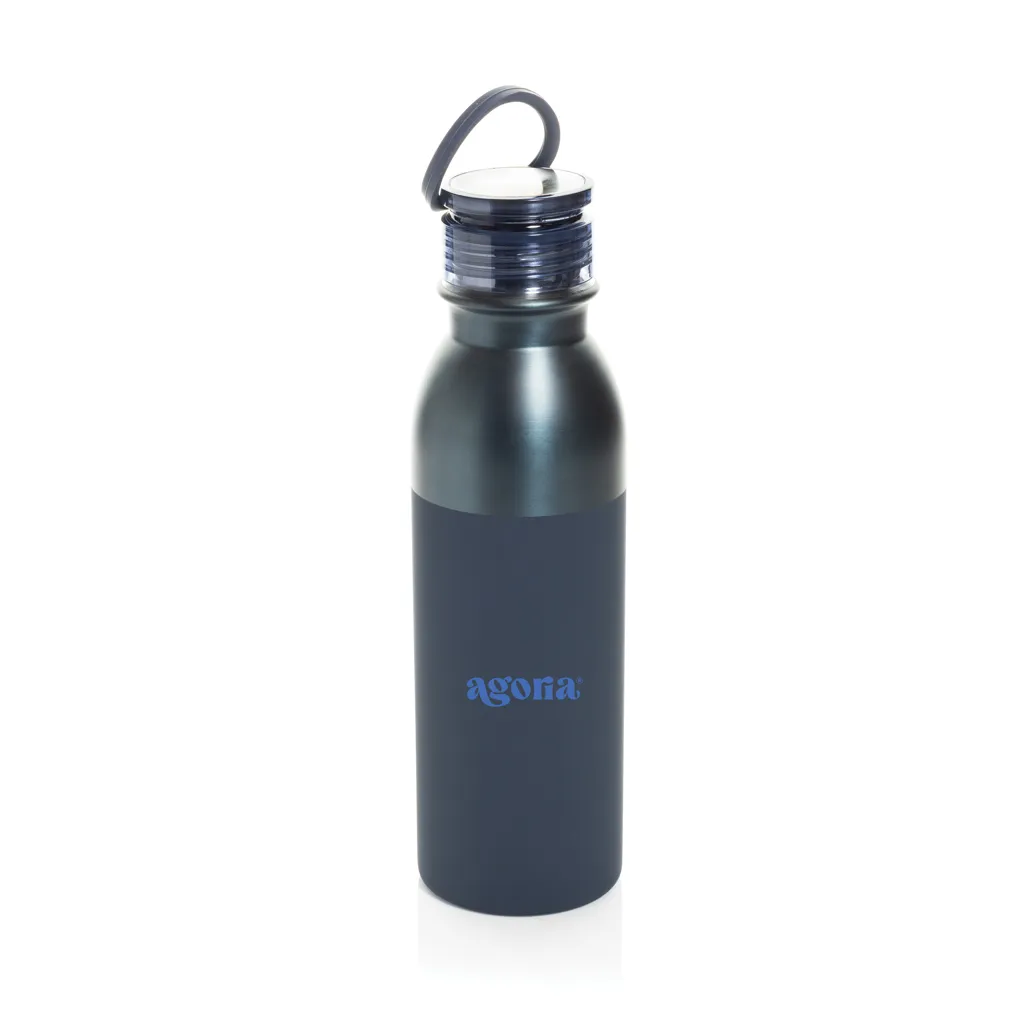 Duoloop einwändige Trinkflasche aus RCS rec. Stahl 780ml, navy blau – Bild 6