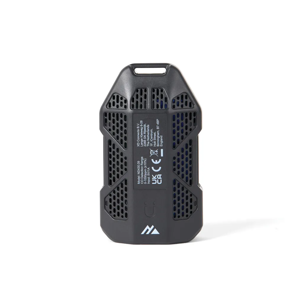 Nordic Drift Everest tragbarer CO-Detektor mit LED & Alarm, schwarz – Bild 2