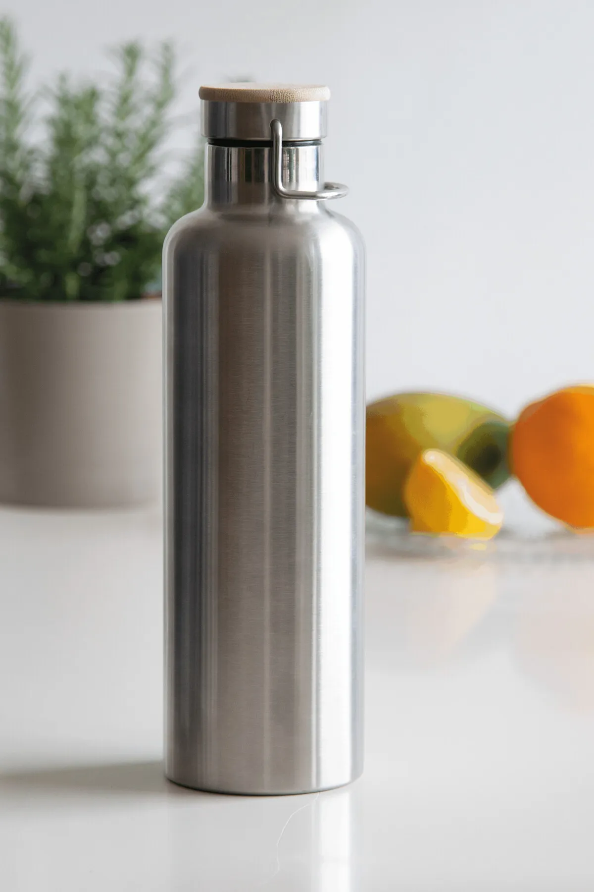 JUMBO MILITARY - Vakuum-Isolierflasche silber, silber – Bild 12