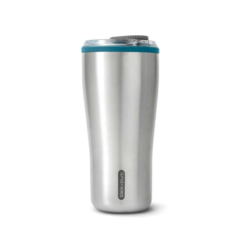 Black+Blum isolierter Reisebecher 600ml, turkis – Bild 3