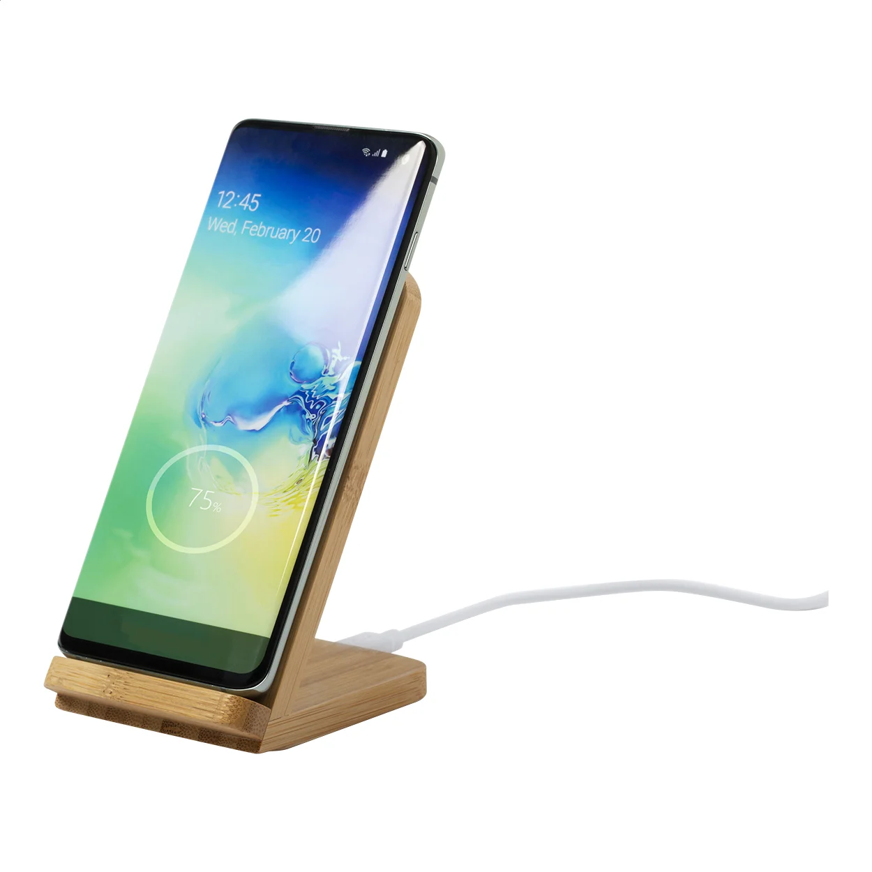 Wireless-Charger Handyhalter Verda, natur – Bild 3