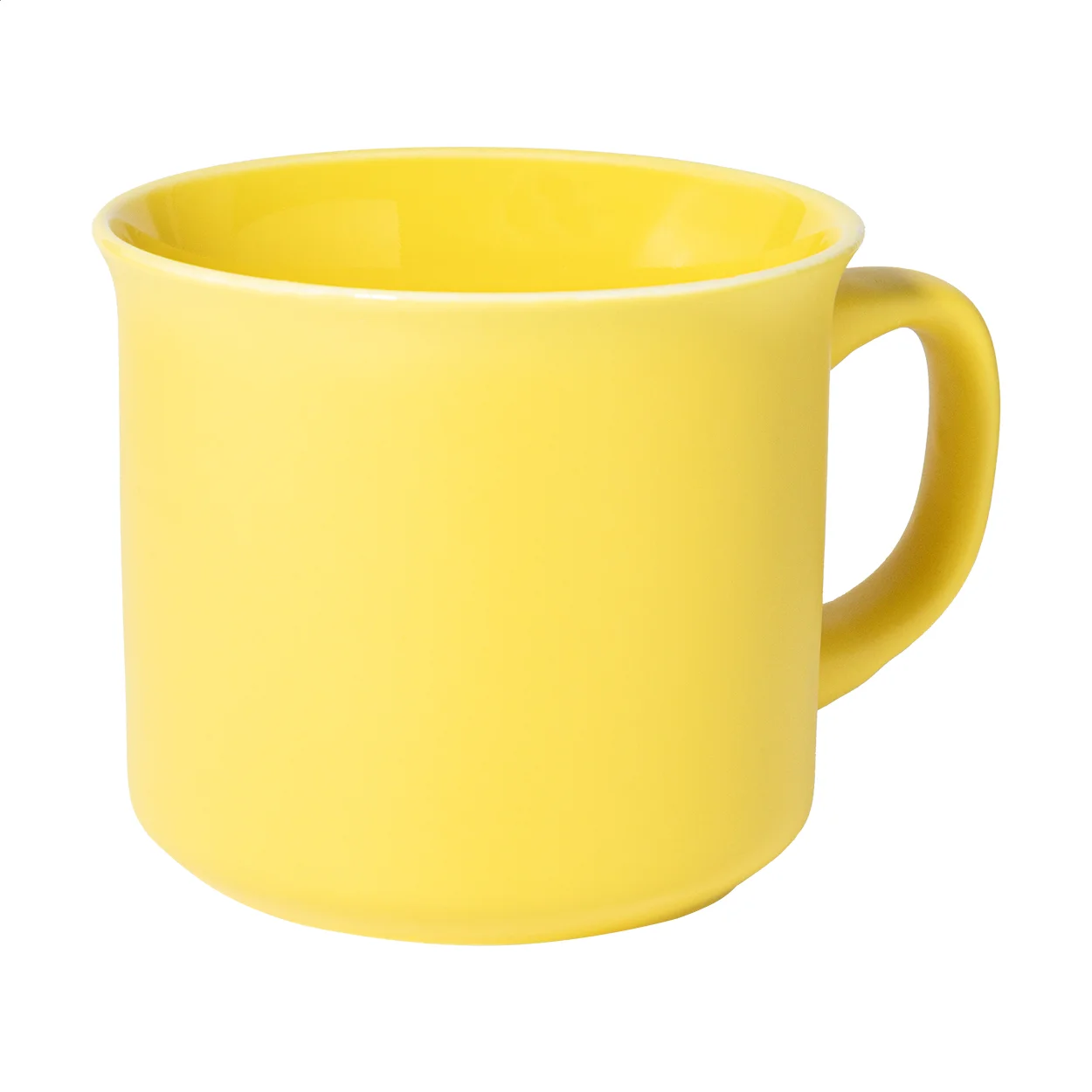 Matter Vintage-Becher Woodstock Flat, gelb – Bild 2