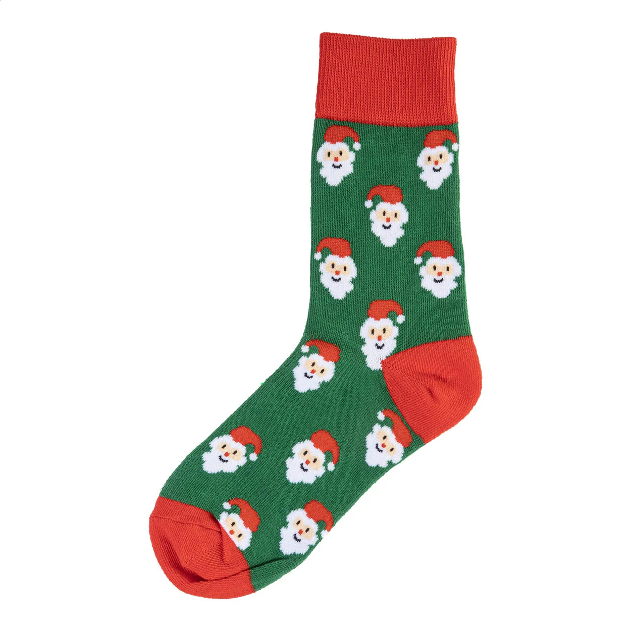 Weihnachtssocken Julsokka, Schneemann, grün, rot – Bild 4