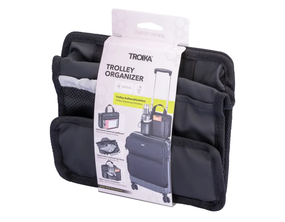 Trolley Organizer TROIKA BLACK ON TOP, schwarz – Bild 8
