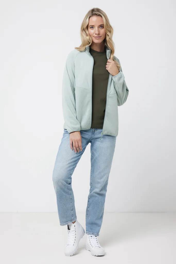 IQONIQ Talung Mikrofleece Jacke aus recyceltem Polyester, Iceberg green – Bild 9