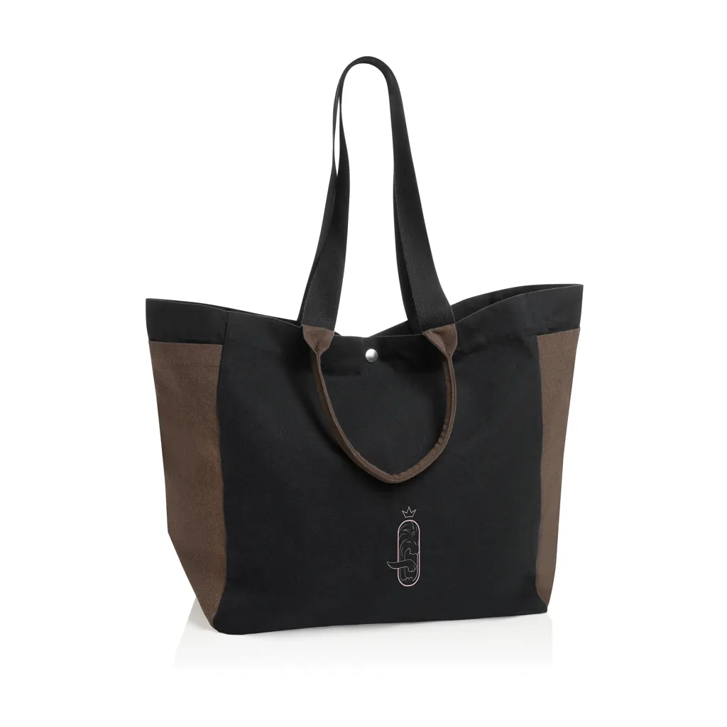 BEAU AWARE™ Allround-Shopper aus rec. Canvas 400gr/m², schwarz – Bild 3