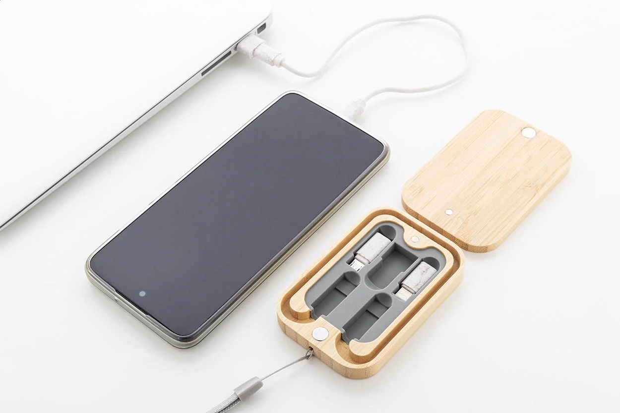 USB-Ladekabelset Cabsly, natur – Bild 5