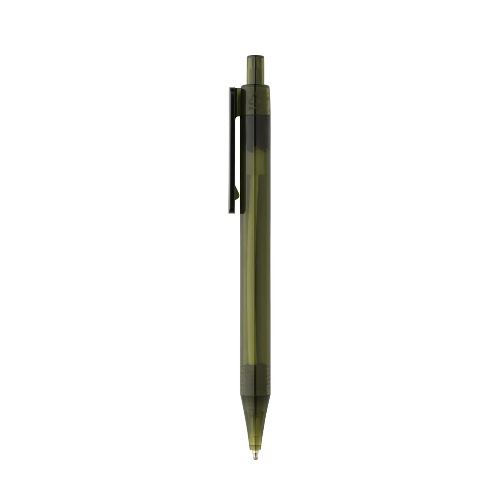 GRS rPET X8 transparenter Stift, grün – Bild 3