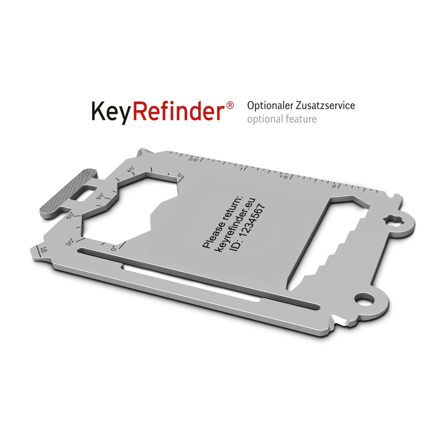 ROMINOX® Card Tool // Travel Tag - 30 Funktionen, silber – Bild 14