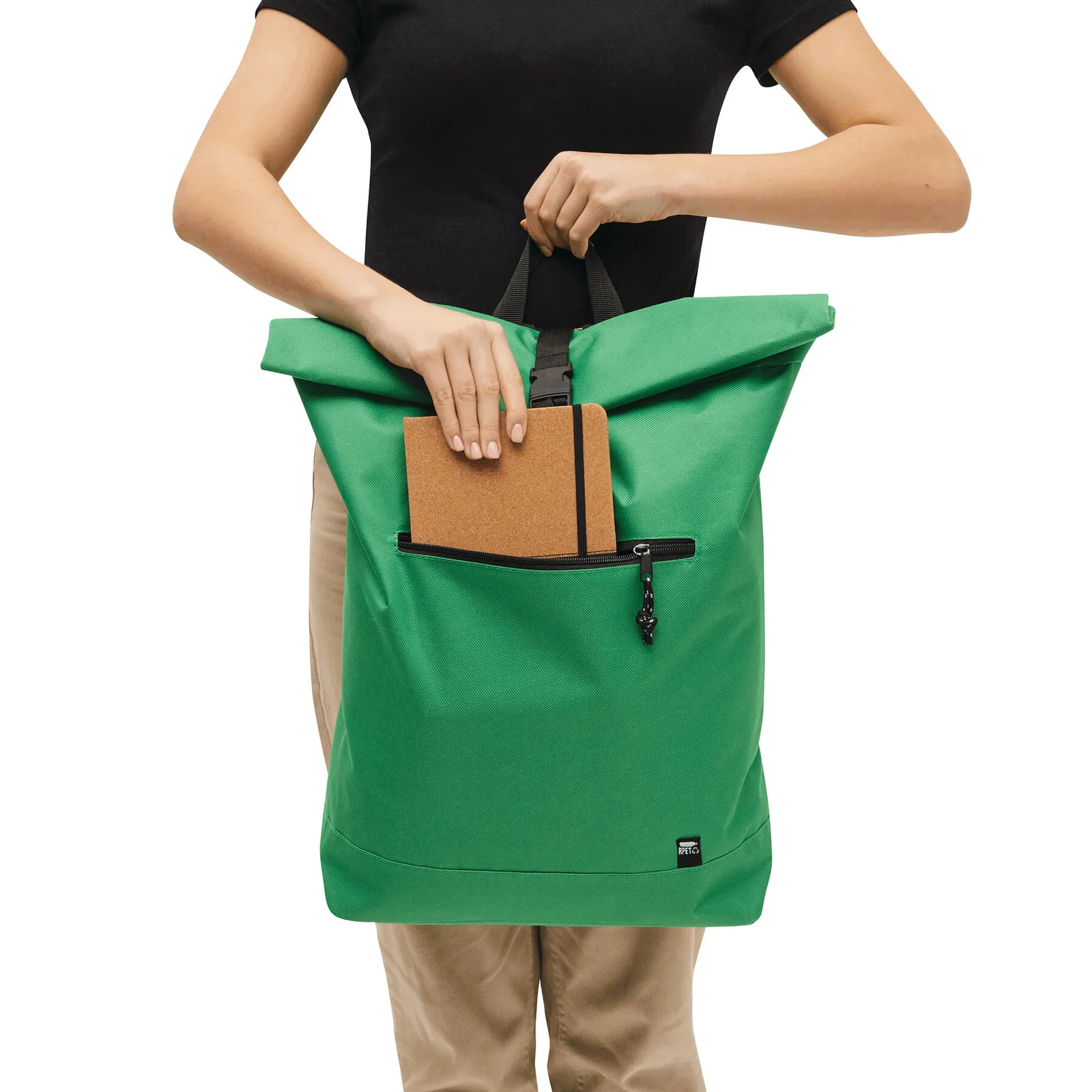 ROLL-TOP - Rucksack, grün – Bild 12
