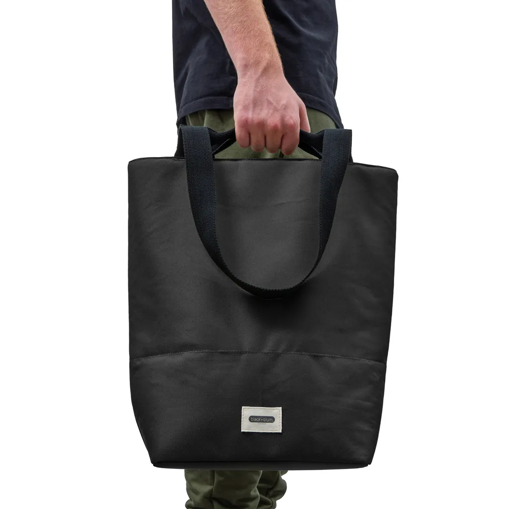 Black+Blum isolierte 16L Trage- & Kühltasche, schwarz – Bild 6