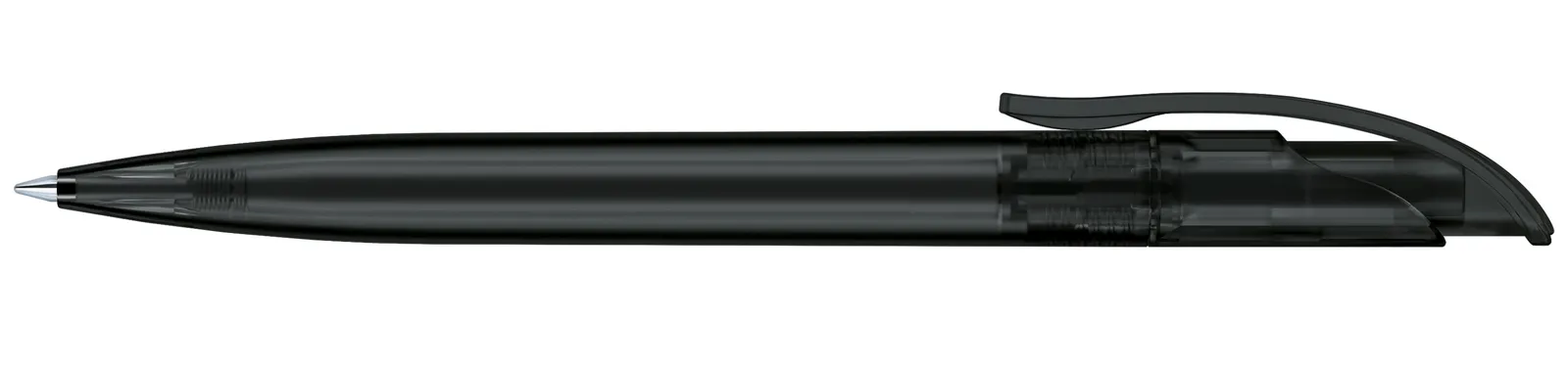 Challenger Frosted Druckkugelschreiber, Schwarz – Bild 4