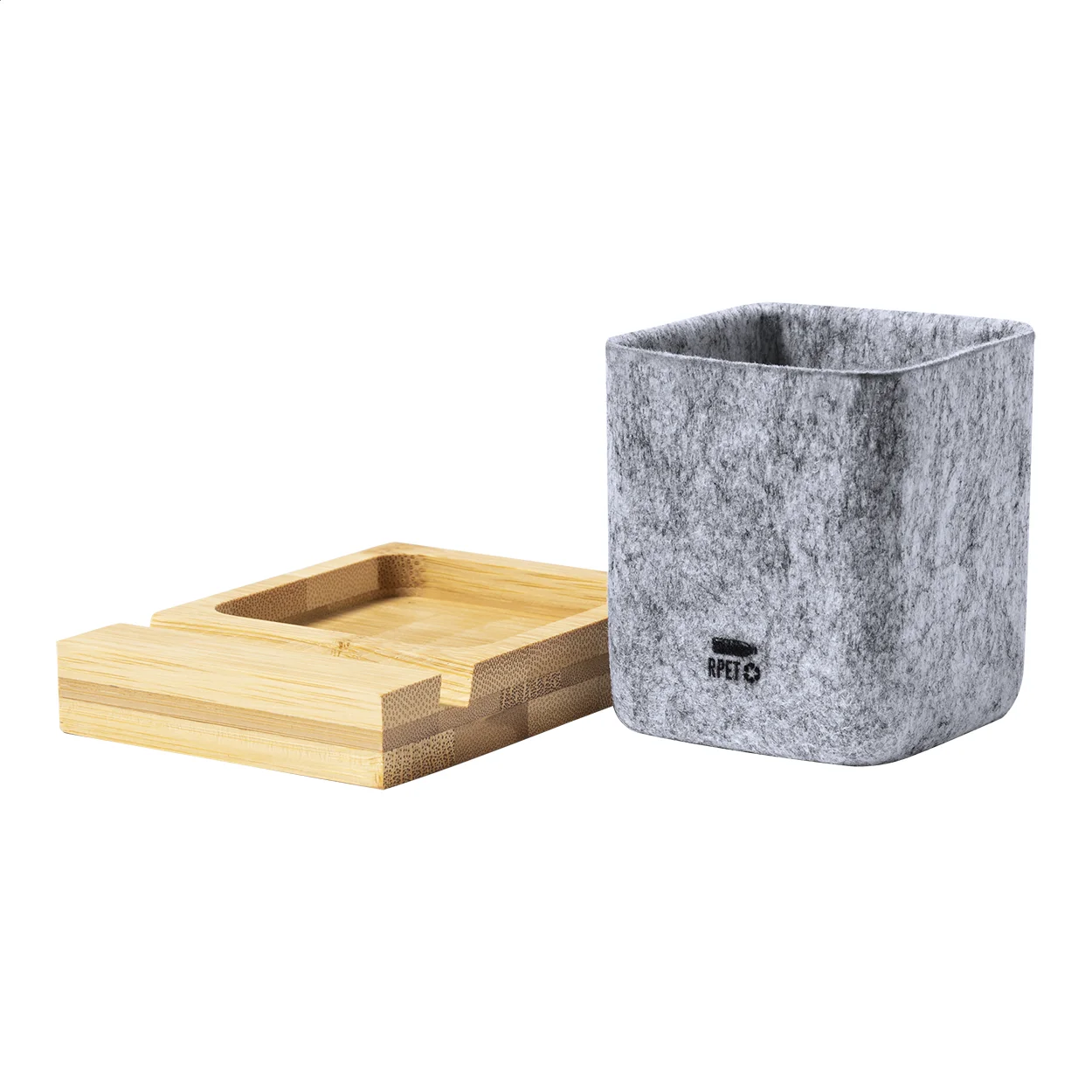Schreibtisch-Organizer Hocora, natur, grau – Bild 2