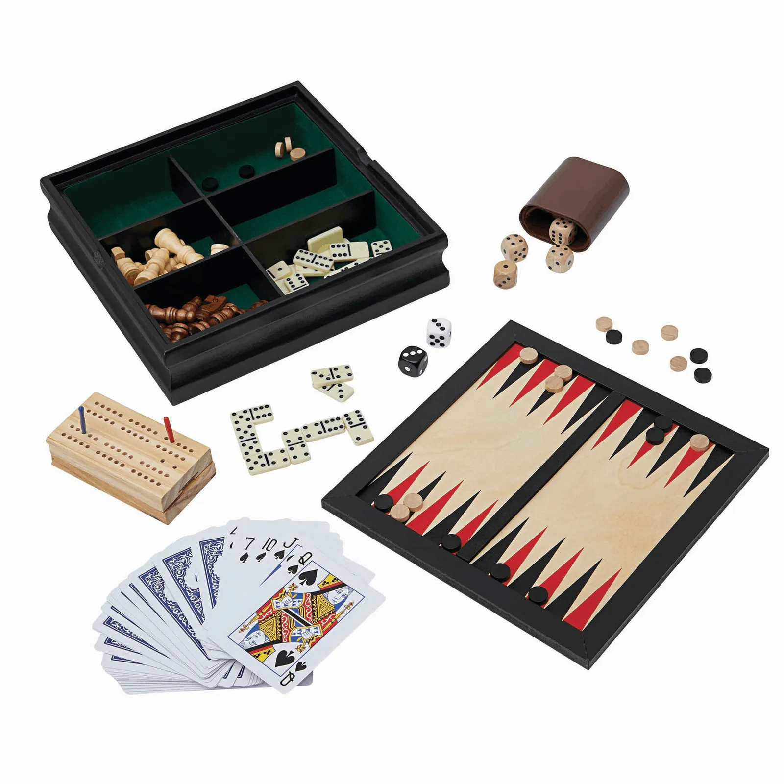 FAMILY-FUN - Spielesammlung braun, braun – Bild 2