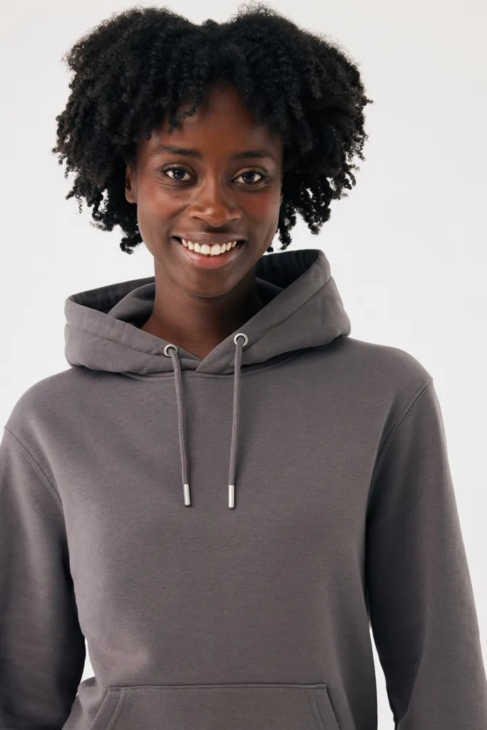 IQONIQ Joshua Hoodie aus recycelter Baumwolle, anthrazit – Bild 8