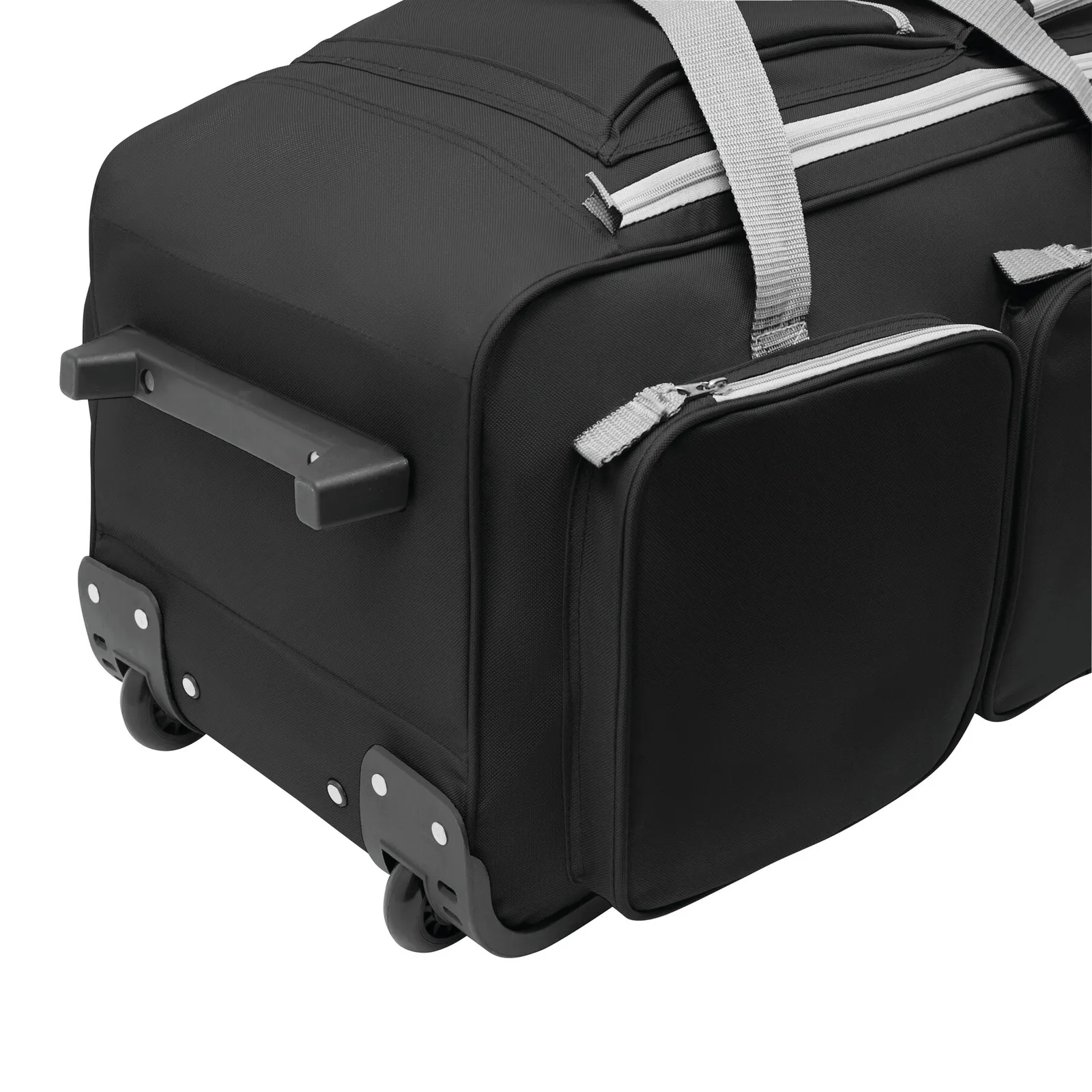 9P - Trolley-Reisetasche, grau, schwarz – Bild 8