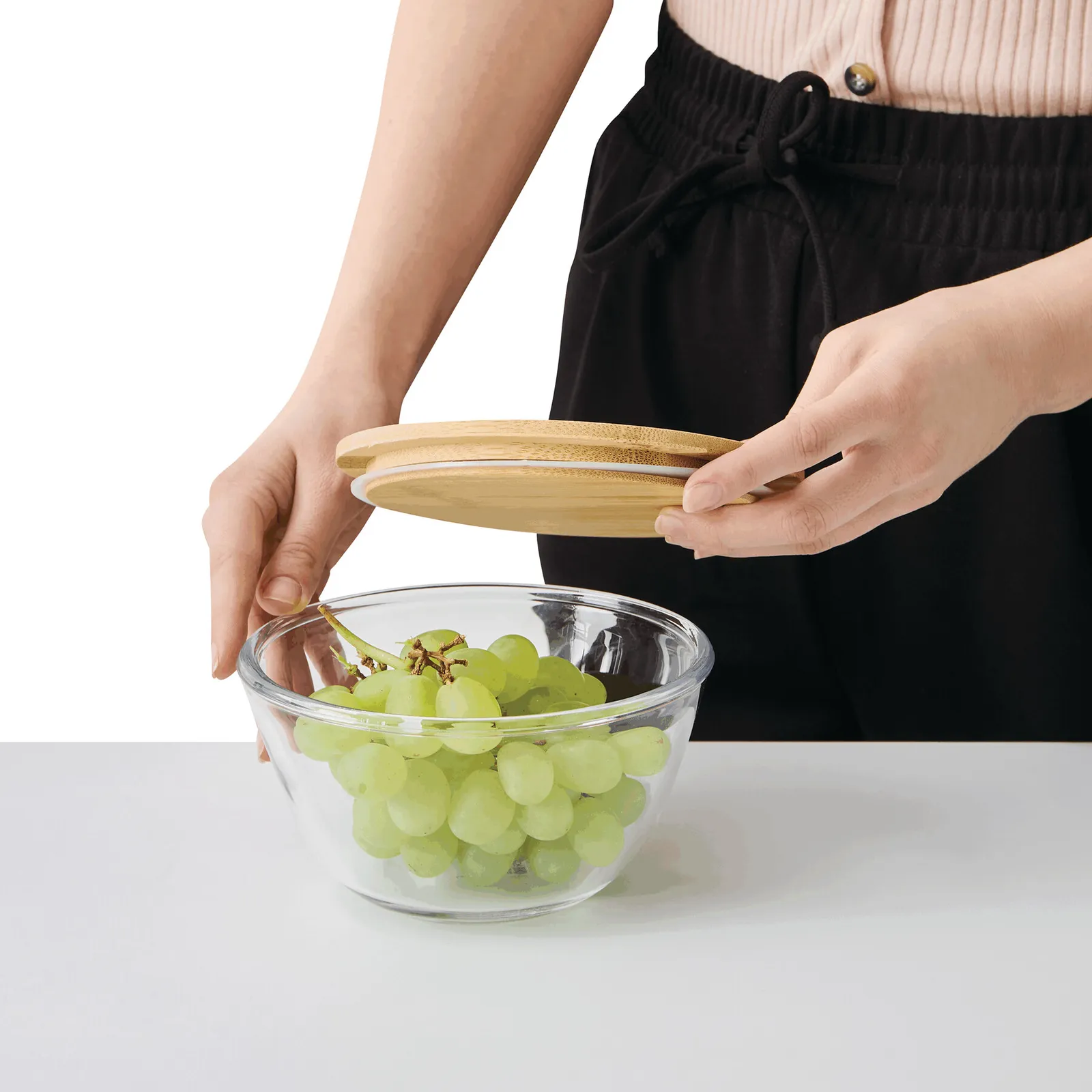 FRESH LUNCH - Glasschüssel braun, transparent, braun, transparent – Bild 5