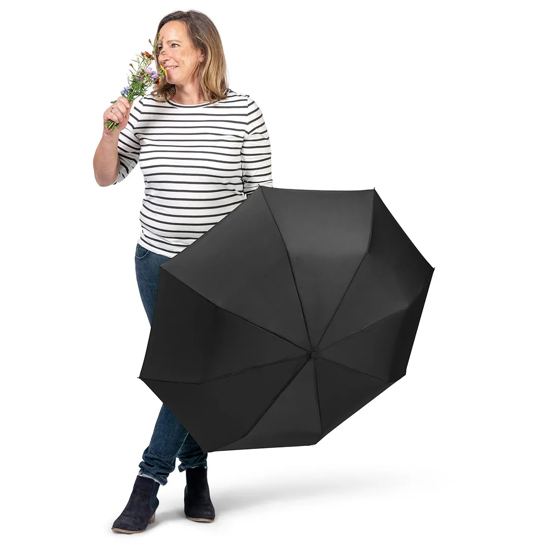 Taschenschirm ÖkoBrella, Ø 98 cm, Länge 27 cm, schwarz wS – Bild 9