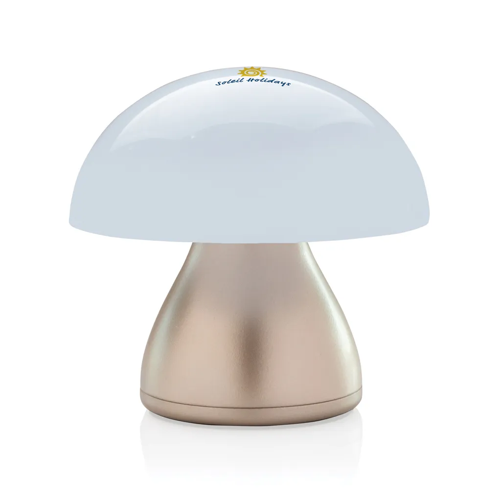 Luming wiederaufladbare USB-Tischlampe aus RCS Kunststoff, Bronze – Bild 3