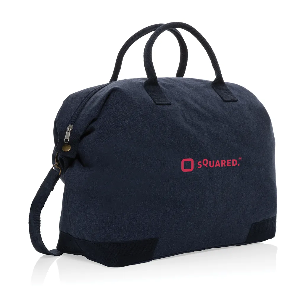 Kezar AWARE™ 500g/m² Wochenendtasche aus recyceltem Canvas, navy blau – Bild 6