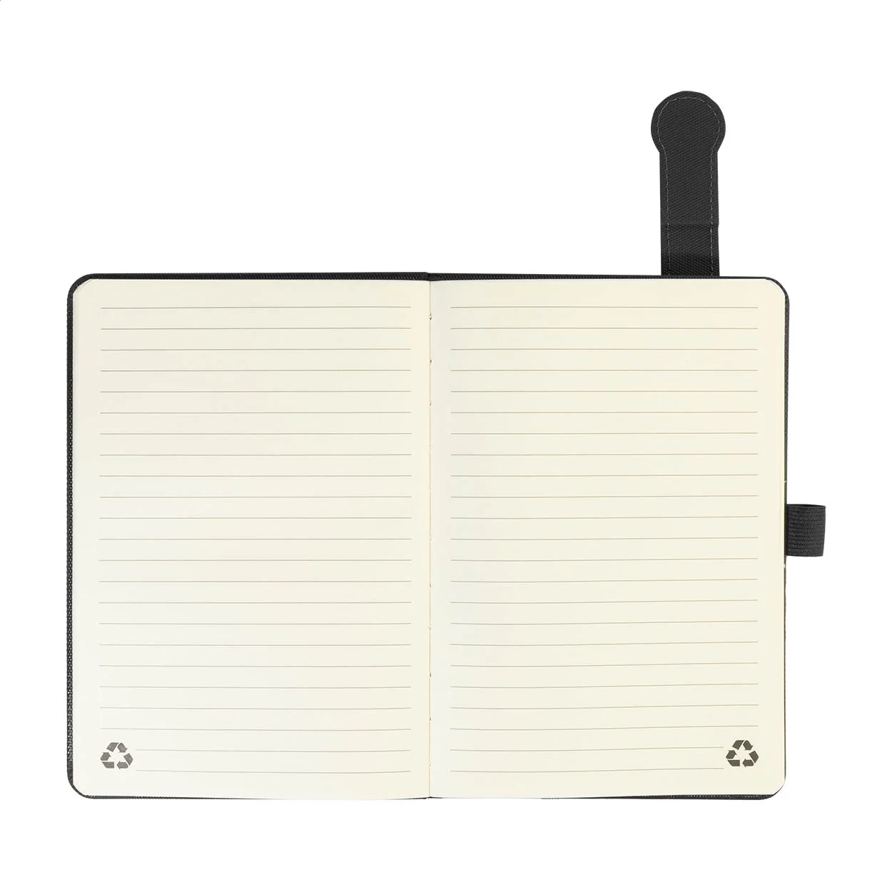 Notizbuch Clappuk aus RPU, schwarz – Bild 2