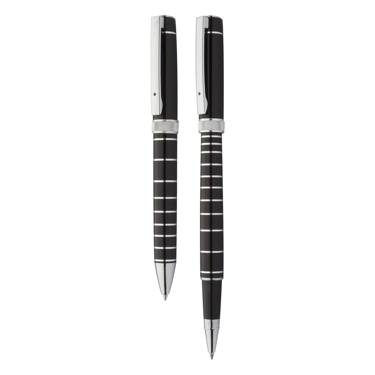 Kugelschreiberset Sismique, schwarz – Bild 2