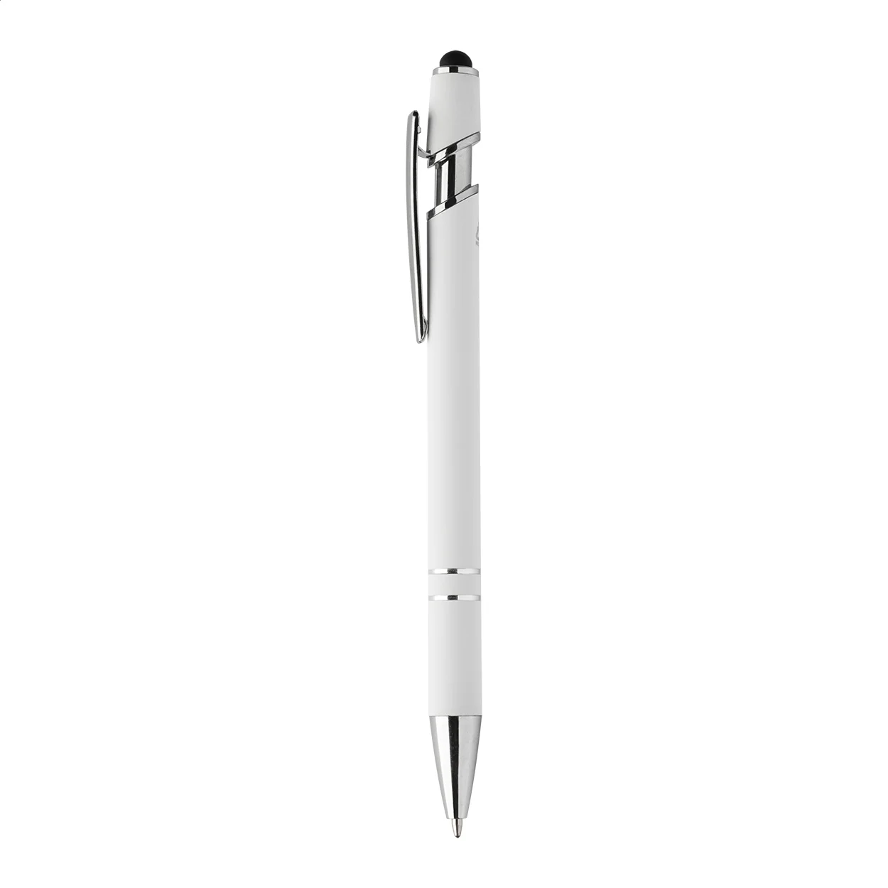 Touchpen-Kugelschreiber Tonnel Soft, weiß – Bild 8